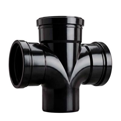 4 Inch - 110mm 4 Way Tee Solvent Weld
