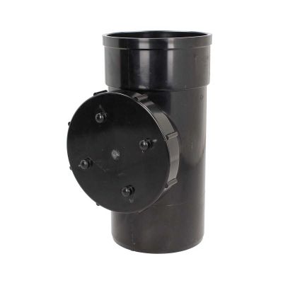 4 Inch - 110mm Access Pipe Straight Coupling Solvent Weld