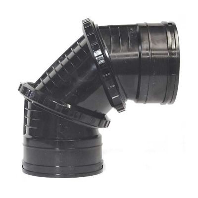 4 Inch - 110mm Adjustable 90 Degree Bend Solvent Weld