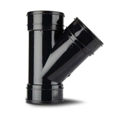 4 Inch - 110mm Y Branch Triple Socket Solvent Weld