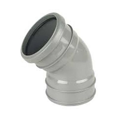 45 Degree Bend Double Socket Pushfit 4 Inch - 110mm
