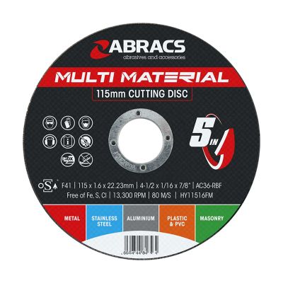 Abracs 5 In 1 Multi Disc 115MM