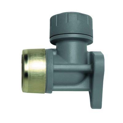 Back Plate Elbow Poly Pipe 15MM X 1/2 Inch