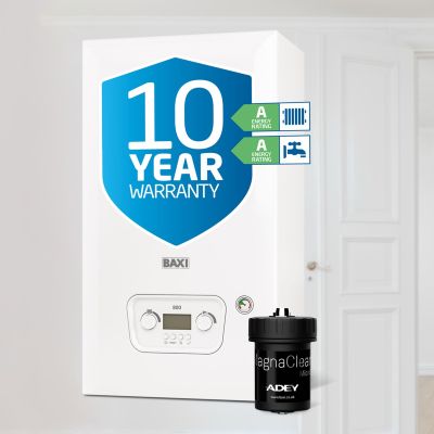 Baxi 825 Combi Boiler & Adey Magna Clean Micro Pro 2