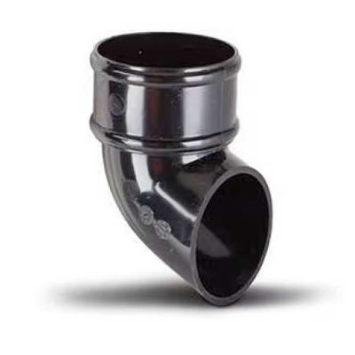 Downpipe Round Shoe Black