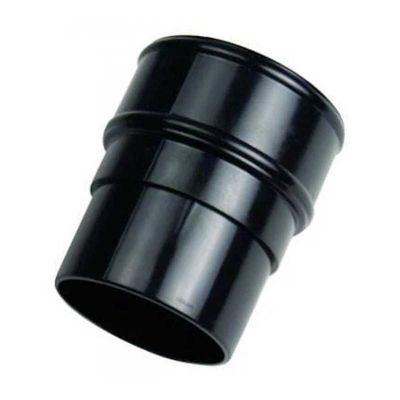 Downpipe Round Straight Coupler Black