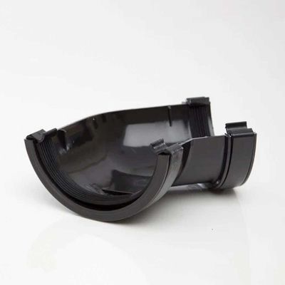 Gutter Half Round 135 Bend Black
