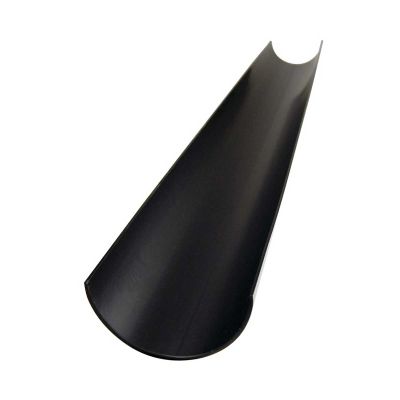 Gutter Half Round Black 4M Length