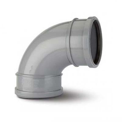 Long Elbow Bend Double Socket Pushfit 4 Inch - 110mm