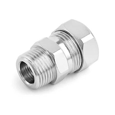 Male Iron Coupler Chrome Compression