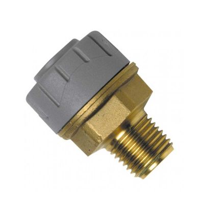 Male Iron Coupler Poly Pipe