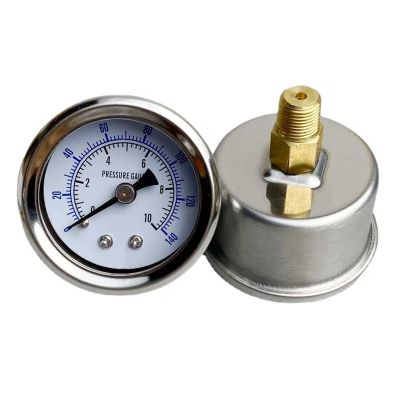 1/4 Inch Pressure Gauge Back