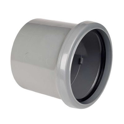 Single Socket Straight Coupler Pushfit 4 Inch - 110mm