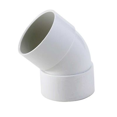 Solvent Waste Pipe 45 Degree Bend