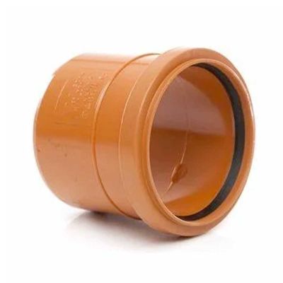 Underground Single Socket Straight Coupler 4 INCH - 110 MM